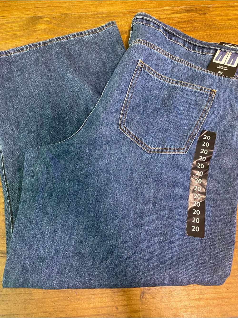Buffalo Wide Leg Belted Women Jeans Size 20 NEW